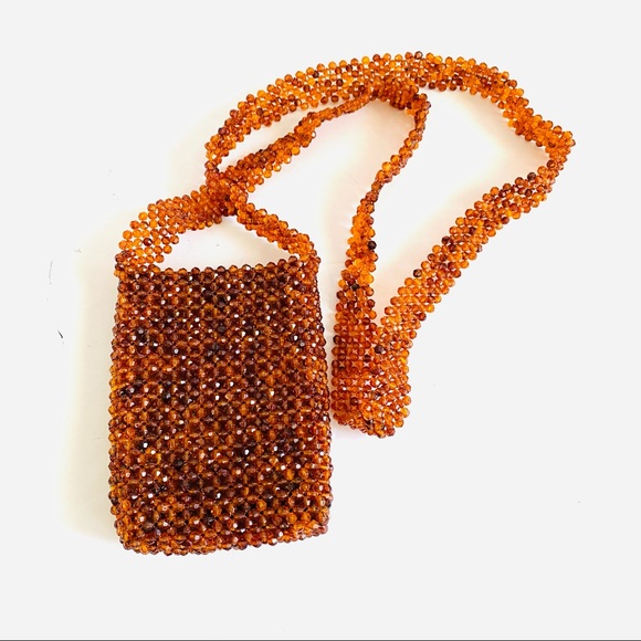 Sabina New York vintage beaded crossbody purse - Picture 5 of 5